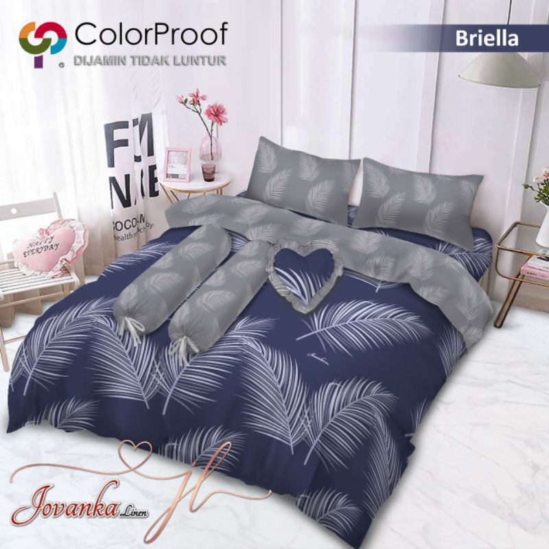 Jual Bed Cover Jovanka / Bed Cover Set Minimalis Briella Ukuran King