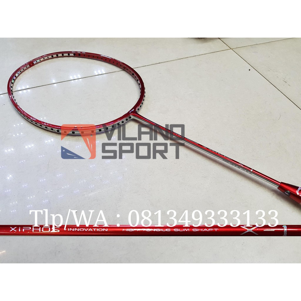 Raket Badminton Lining Xiphos X1 Red/Silver