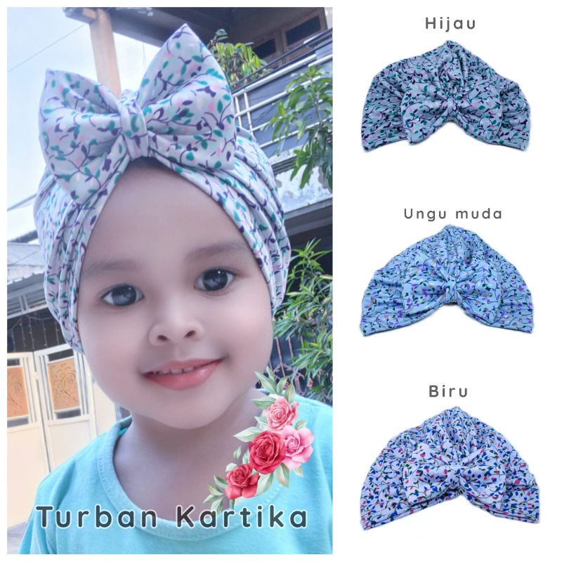 Turban Motif Kupu Random | Turban Lucu | Alus Collection | BISA C.O.D