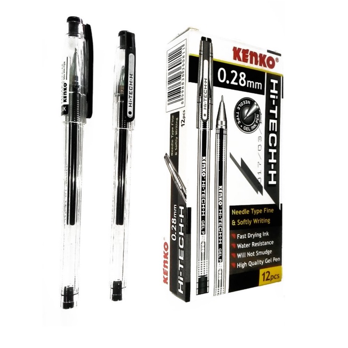 BALLPOINT, BOLPEN, POLPEN, PULPEN HI-TECH 0.28 G PEN KENKO HTM/BR (ecer/satuan)