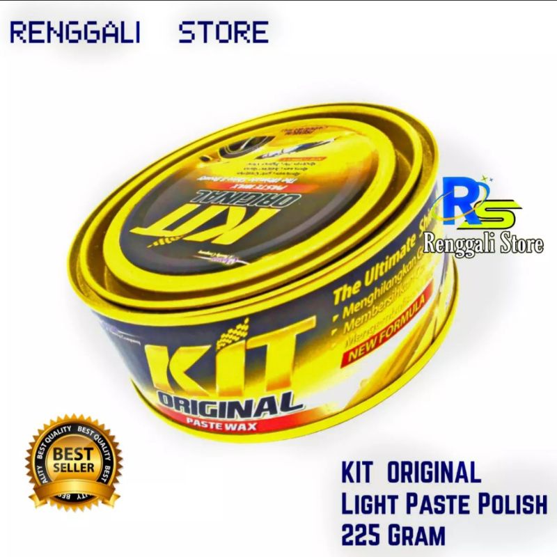 Kit paste wax original 225 gr/Kit original car light polish/poles  body mobil - Renggali Store
