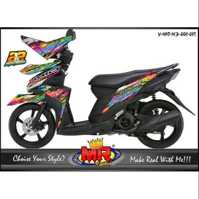 30+ Trend Terbaru Stiker Keren Motor Mio M3