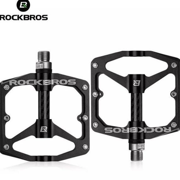 Rockbros Pedal Bearing Ultralight Pedal Sepeda Hitam