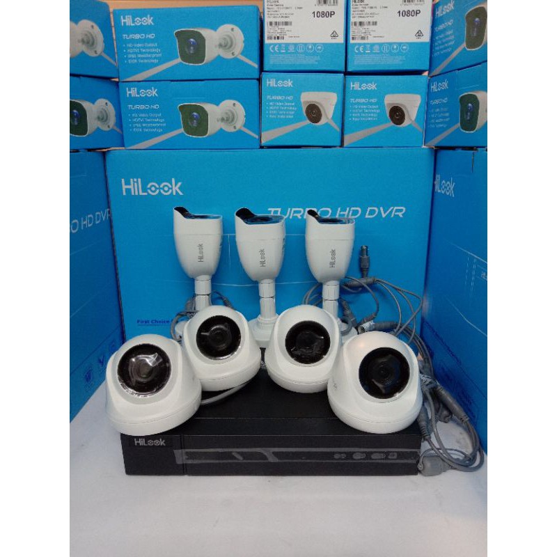 Paket cctv hilook 8 channel 7 cctv hilook 2mp 1080p