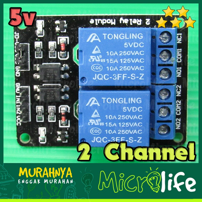 Relay 5v 2 Channel Module