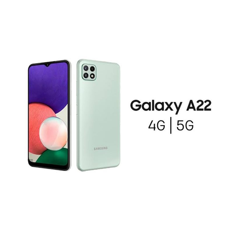 HANDPHONE SAMSUNG A22 4G & 5G RAM 6/128 GB NEW - GARANSI RESMI 1 TAHUN