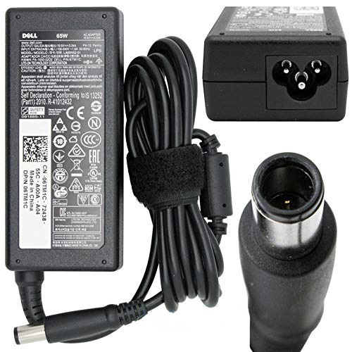 ( ORIGINAL )Ac Adapter Charger Laptop Dell Vostro 1000 1220 1310 1320 1400 1500 1510 1520 1710 1720 2510 A840 A860 19.5V 3.34A 65W 7.4*5.0MM Gratis Kabel Power