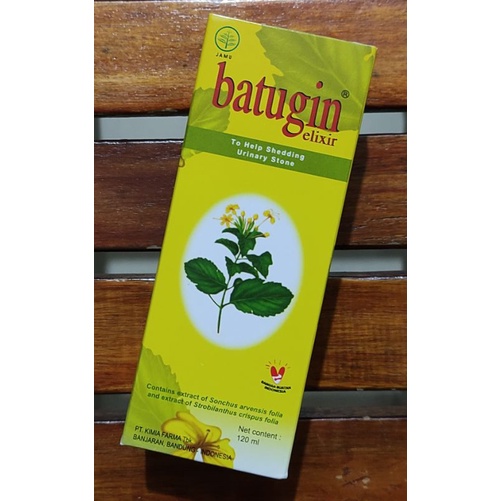 Batugin Elixir 120 ML / Melancarkan Buang Air Kecil / Melulurkan Batu Urin DiGinjal