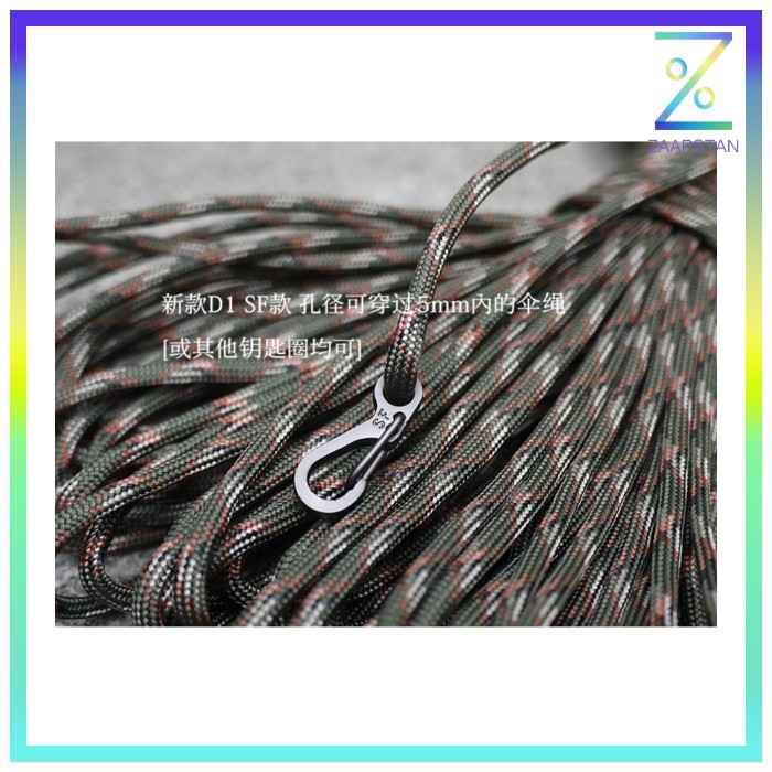 Mini Spring Keychain Hanging Buckle Quickly Key Ring Carabiner / Alat