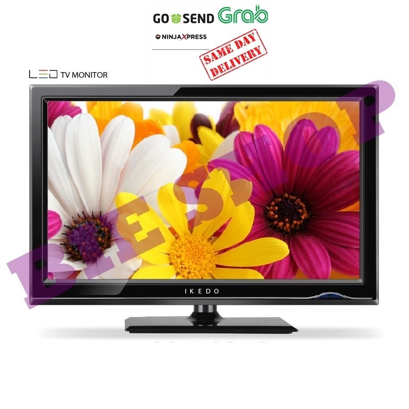 Ikedo LED Monitor 24 inch Hitam Grs Dist 1 Tahun