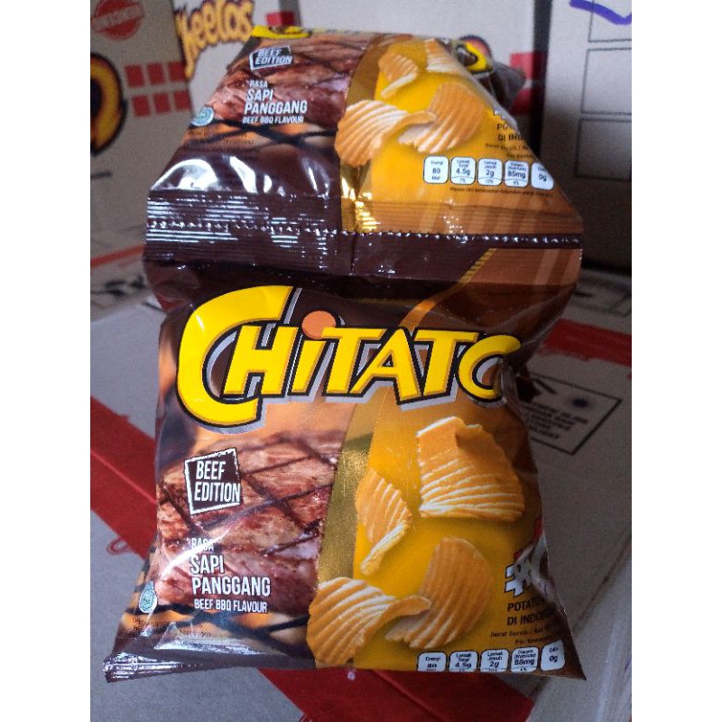 

citato chitato 15gr ciki chiki kentang snack cemilan Makanan Ringan Kripik krupuk potato