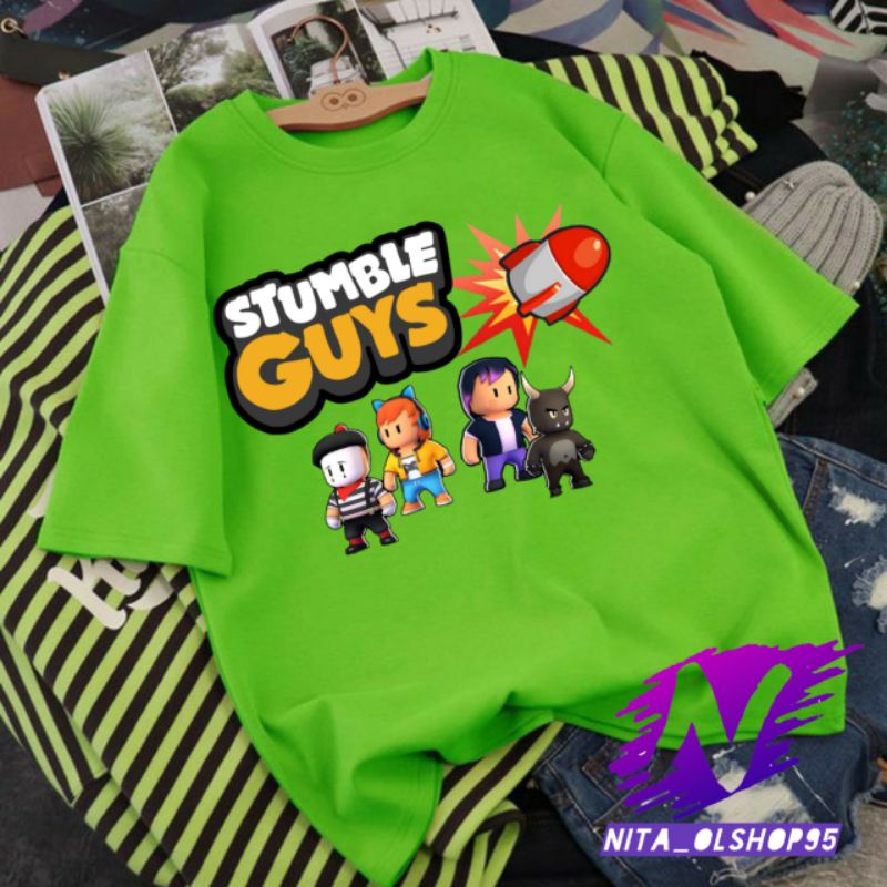 baju stumble guys kaos anak stumble guys roket terbaru