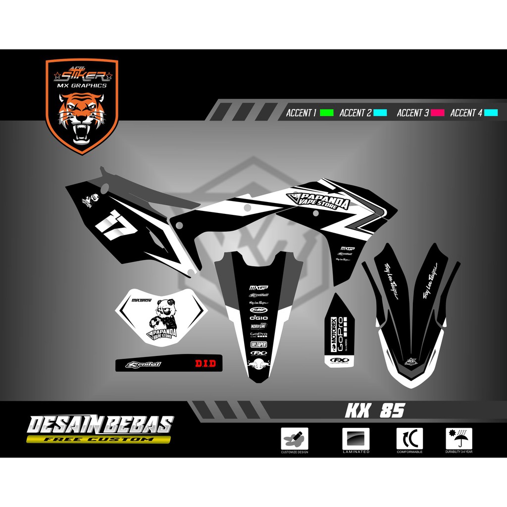 DECAL KXF 450