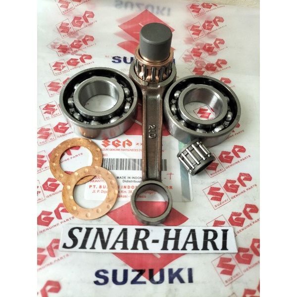 SETANG SEHER PLES BERING SATRIA 2 TAK , SATRIA HIU 2 TAK  KELENGKAPAN PRODUK  SETANG SEHER SET BERING SEPASANG KANAN KIR 6205_6205