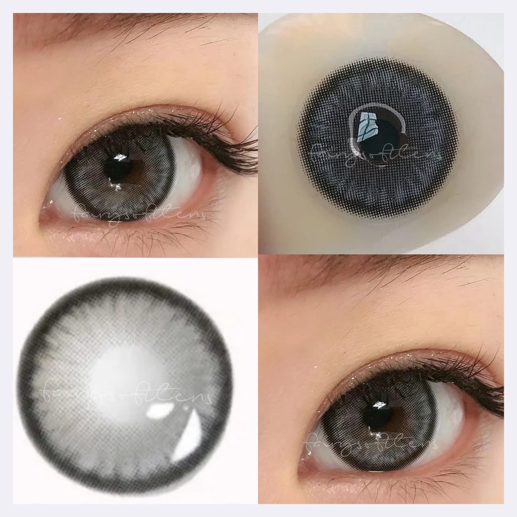 SOFTLENS LUX APPLE BLOOM GREY / KONTAK LENSA