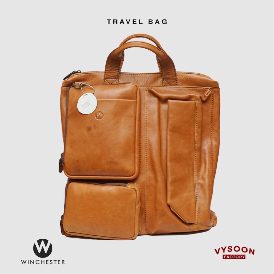 Tas Premium 100% Leather / Tas Traveling Full Leather / Tas Unisex