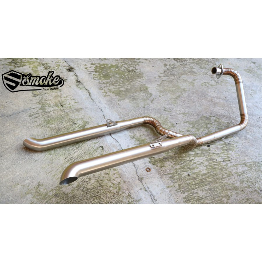 Knalpot Custom Kawasaki W175 Kawasaki W 175 Kanan Kiri Freeflow