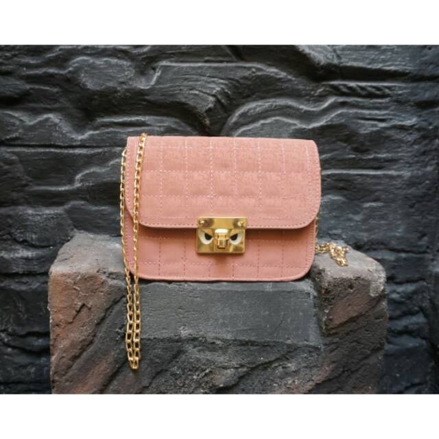 Galaxy owl salem pink tas wanita tas lucu tas hangout tas kondangan