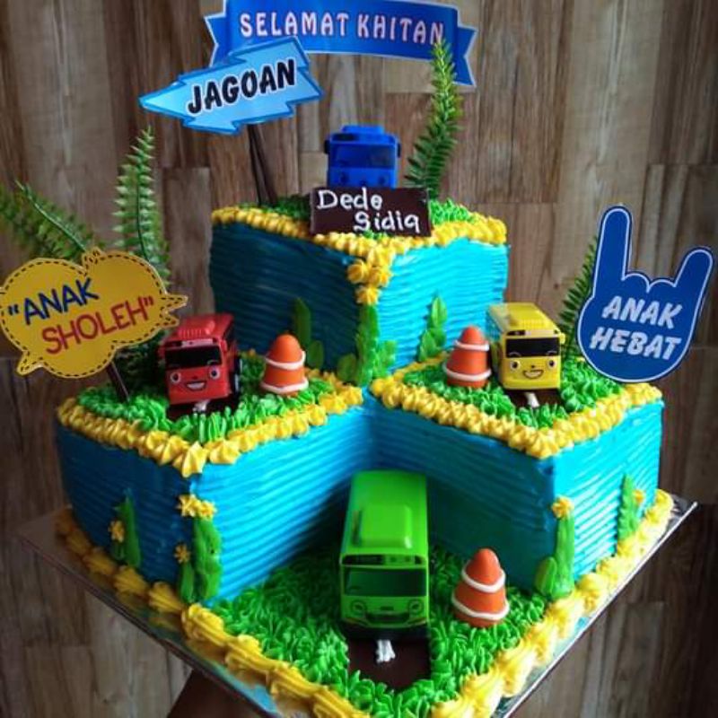 

birthday cake tayo bolu tayo uk 24 /kue ulang tahun/bolu promo/bolu enak/anniversary/wedding cake