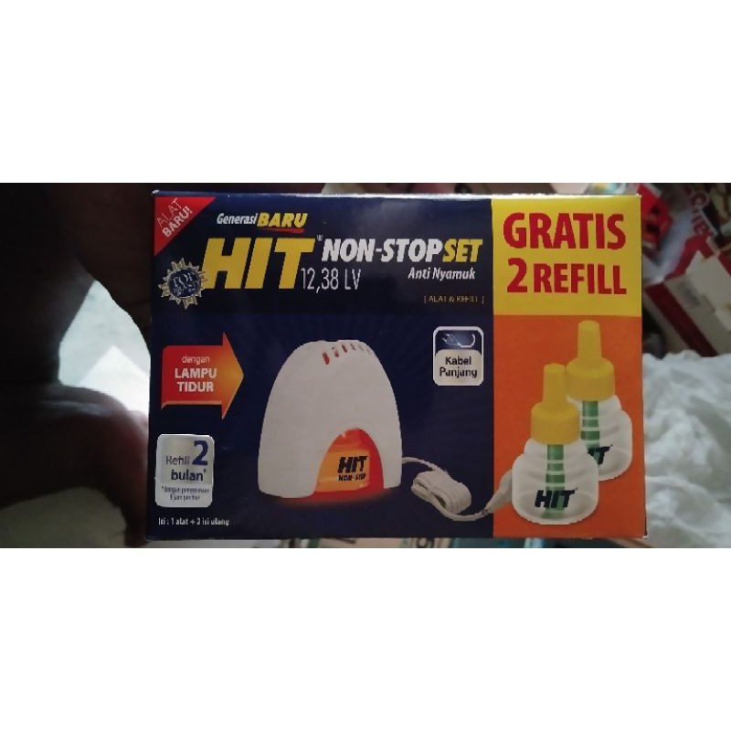 Hit Elektrik Non Stop gratis 2 Refill, Hit non Stop set, Hit non stop