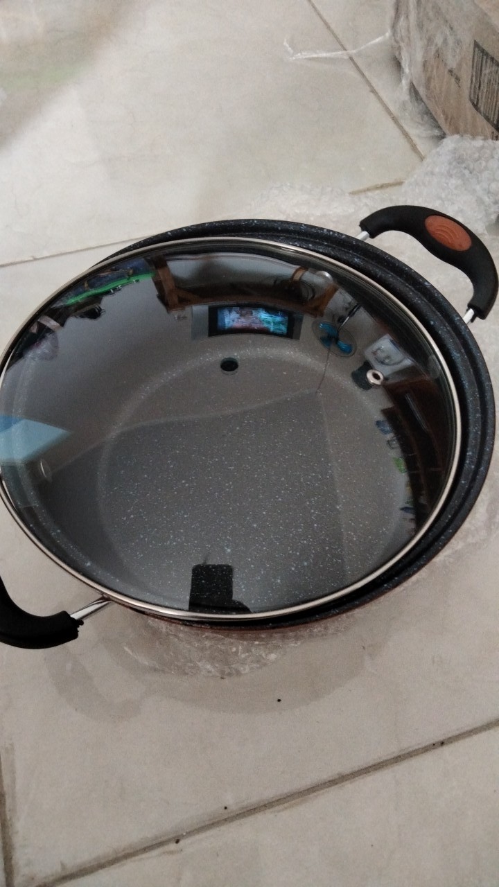 Gm Bear Marble Cookware Set 3 Pcs 1103 - Panci Set Marble Coating