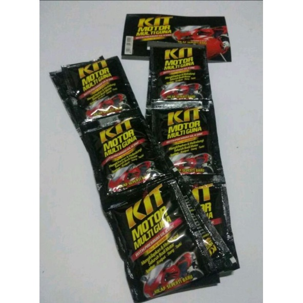 (12pcs) Kit Motor MultiGuna Sachet 25ml / Kit Poles Multiguna / kit pengkilap motor