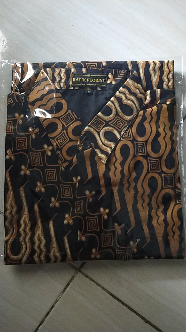 Parang Curigo Pendek Kemeja Batik Pria Full Furing Bahan Katun Primisima