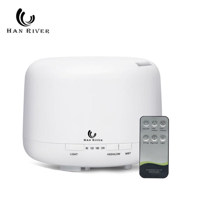 Humidifier Diffuser Putih LED 500 ml