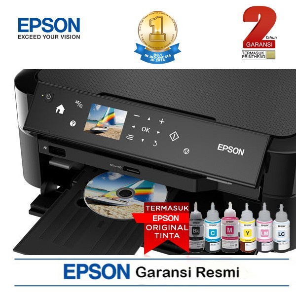 PRINTER EPSON L850 / PRINTER EPSON L 850 PRINT SCAN COPY BORDERLESS GARANSI RESMI