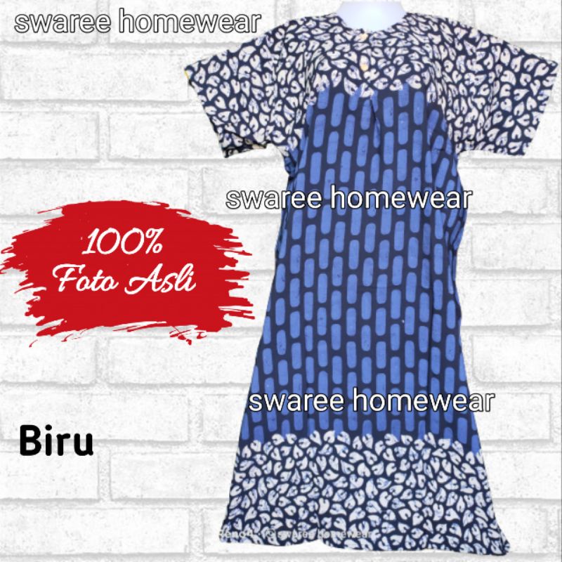 Baju Batik Wanita Daster Jumbo Rayon Baju Wanita Batik Pekalongan Daster Murah Busui Lengan Pendek
