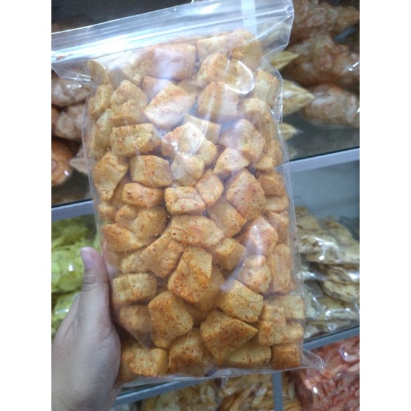 

Cemilan/Keripik/Snack kerupuk Tahu