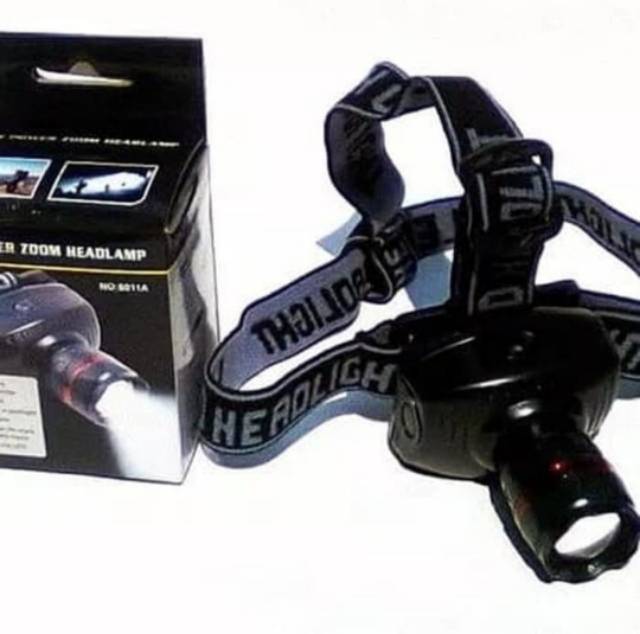 Senter Kepala Headlamp Zoom