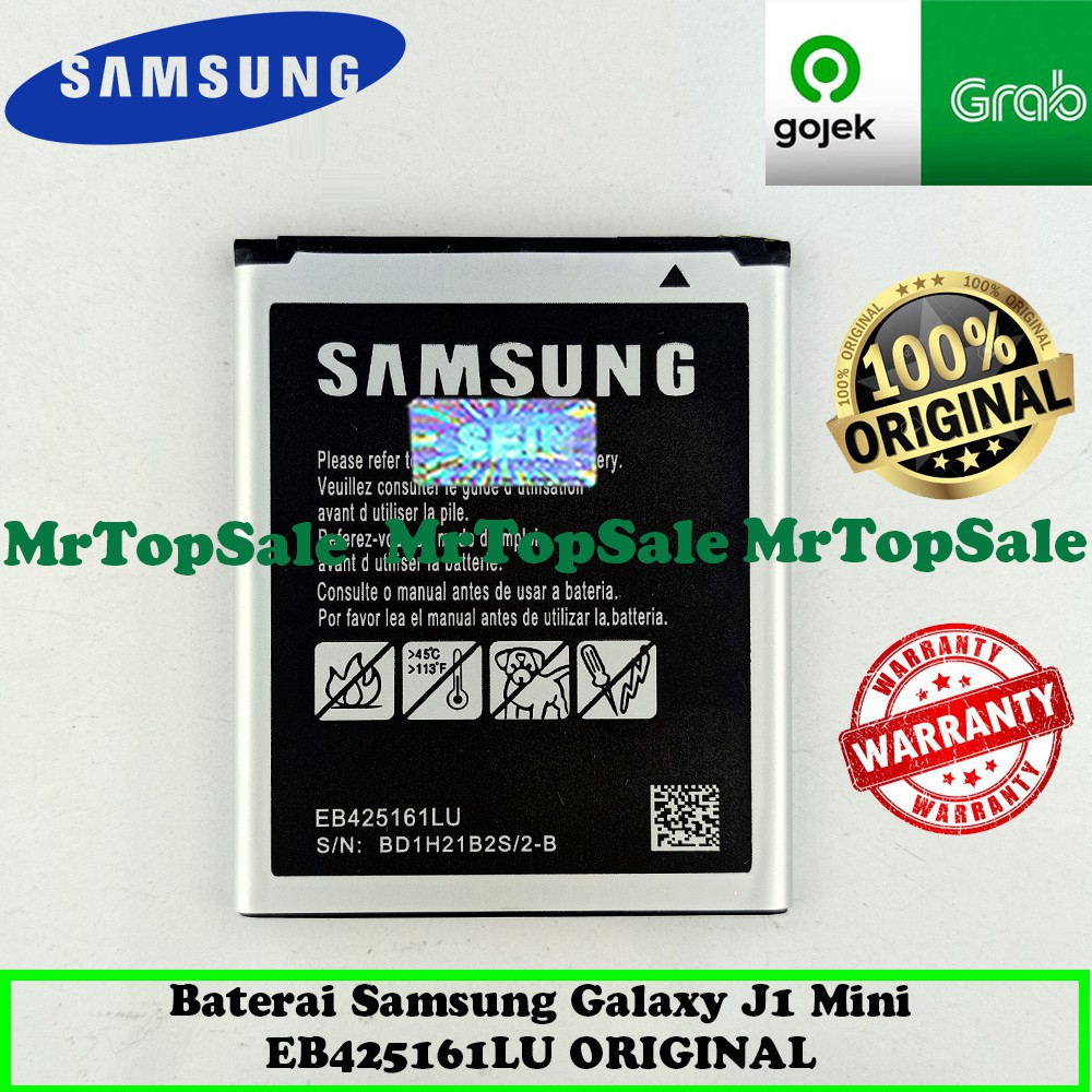 Baterai Handphone Samsung Galaxy J1 Mini / J105 / J105F / EB425161LU ORIGINAL Batre Battery Batrai