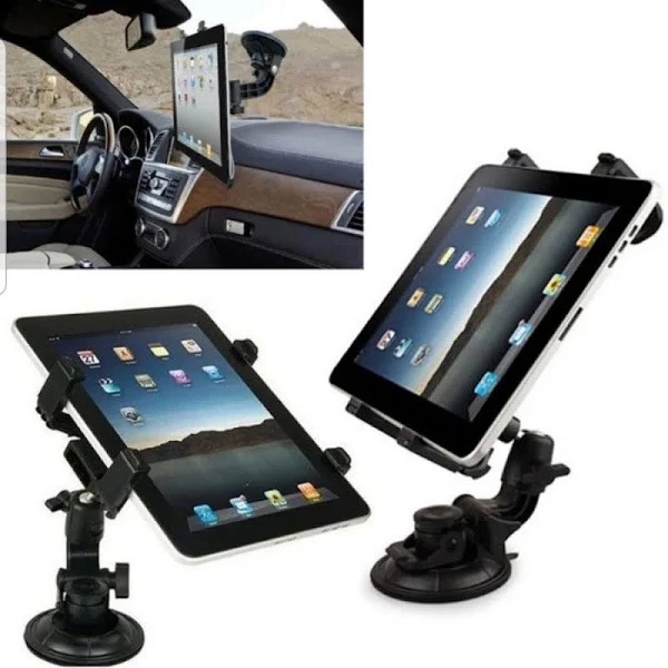 Premium Mount Car Holder Tablet iPad Tab 7 - 11 Inchi Kaca Dashboard Universal 360