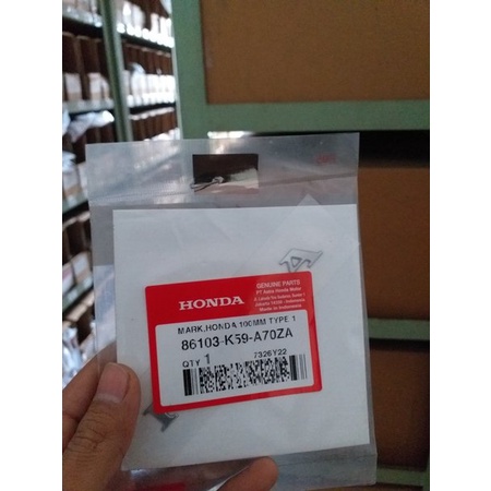 Emblem Honda Ori 86103K59A70ZA