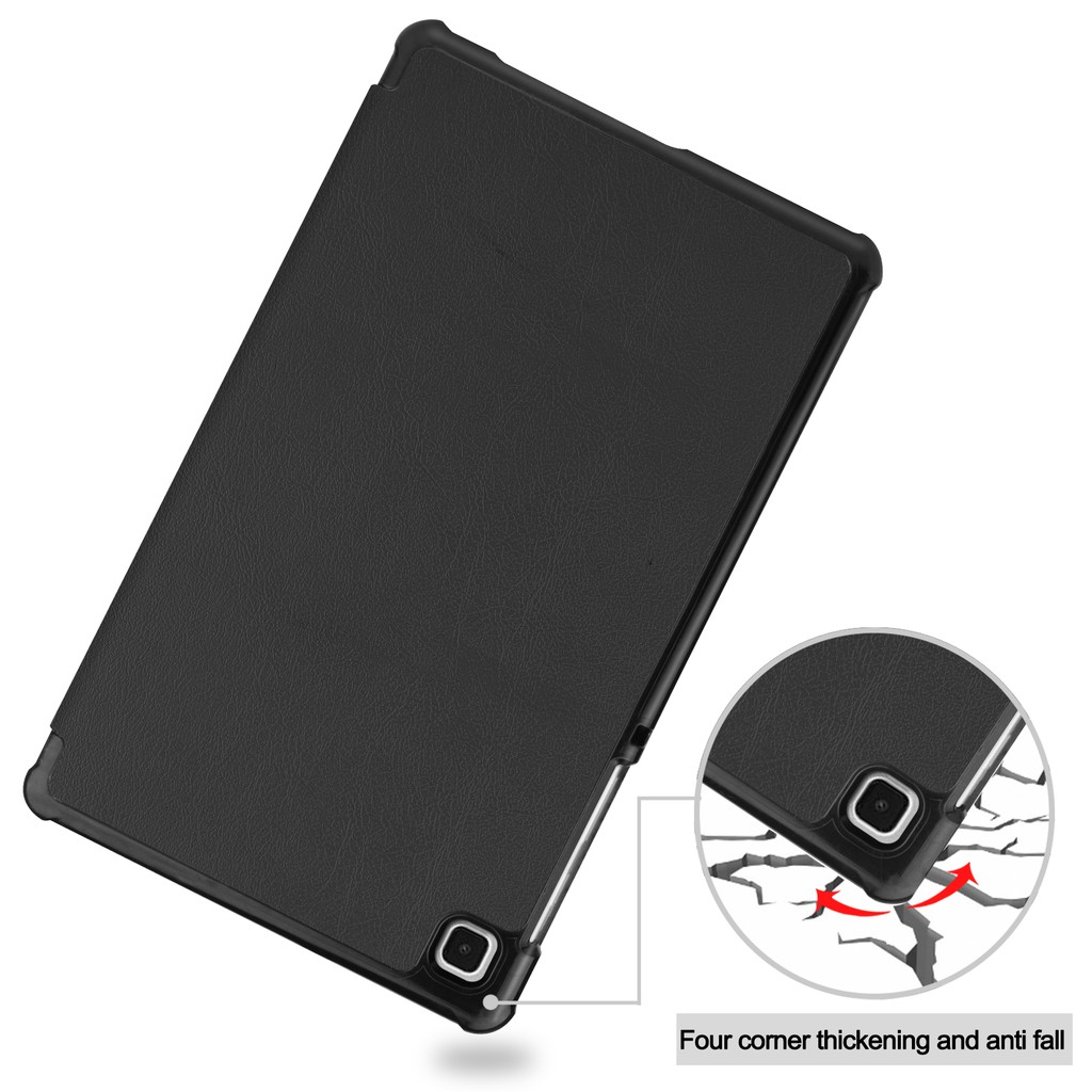 Case Pelindung Tablet Model Lipat Tiga Bahan Kulit Warna Solid Untuk Samsung Galaxy Tab A7 Lite 8.7 inch SM-T225 T220 8.7 inch 2021