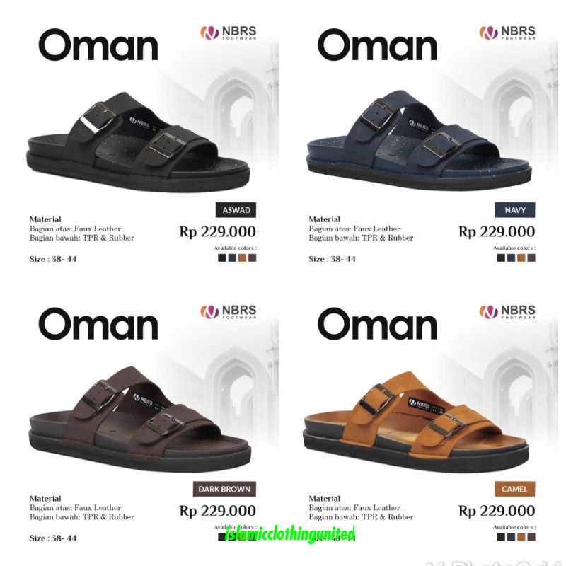 SANDAL NIBRAS OMAN SANDAL PRIA EKLUSIF - DZ