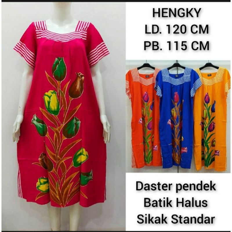 DASTER HENGKY SIKAK MOTIF TULIP-DASTER SIKAK TERBARU LD 120