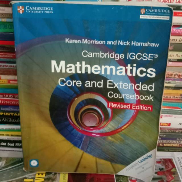 Cambridge IGCSE Mathematics Core and Extended Coursebook