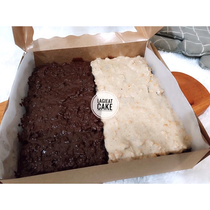 

Fudgy Brownies Crunchy | Brownies Sekat | Brownies Panggang