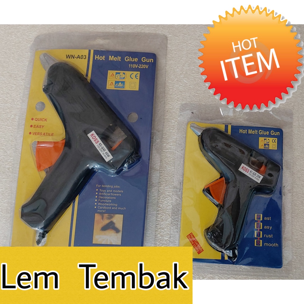 

Pistol Lem Tembak / Hot Melt Glue Gun On Off