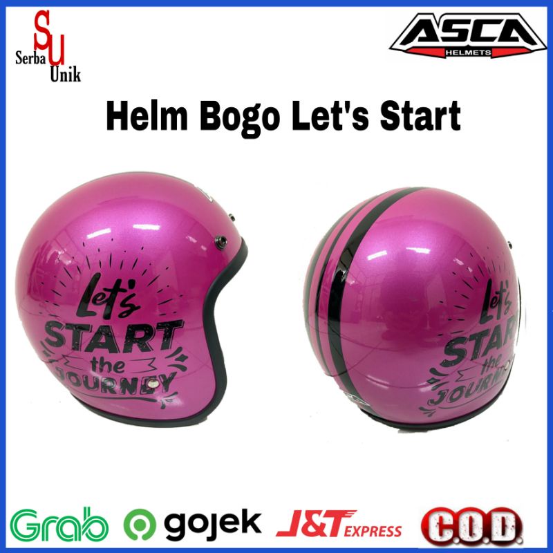 Asca Helm Bogo Bubble Let's Start