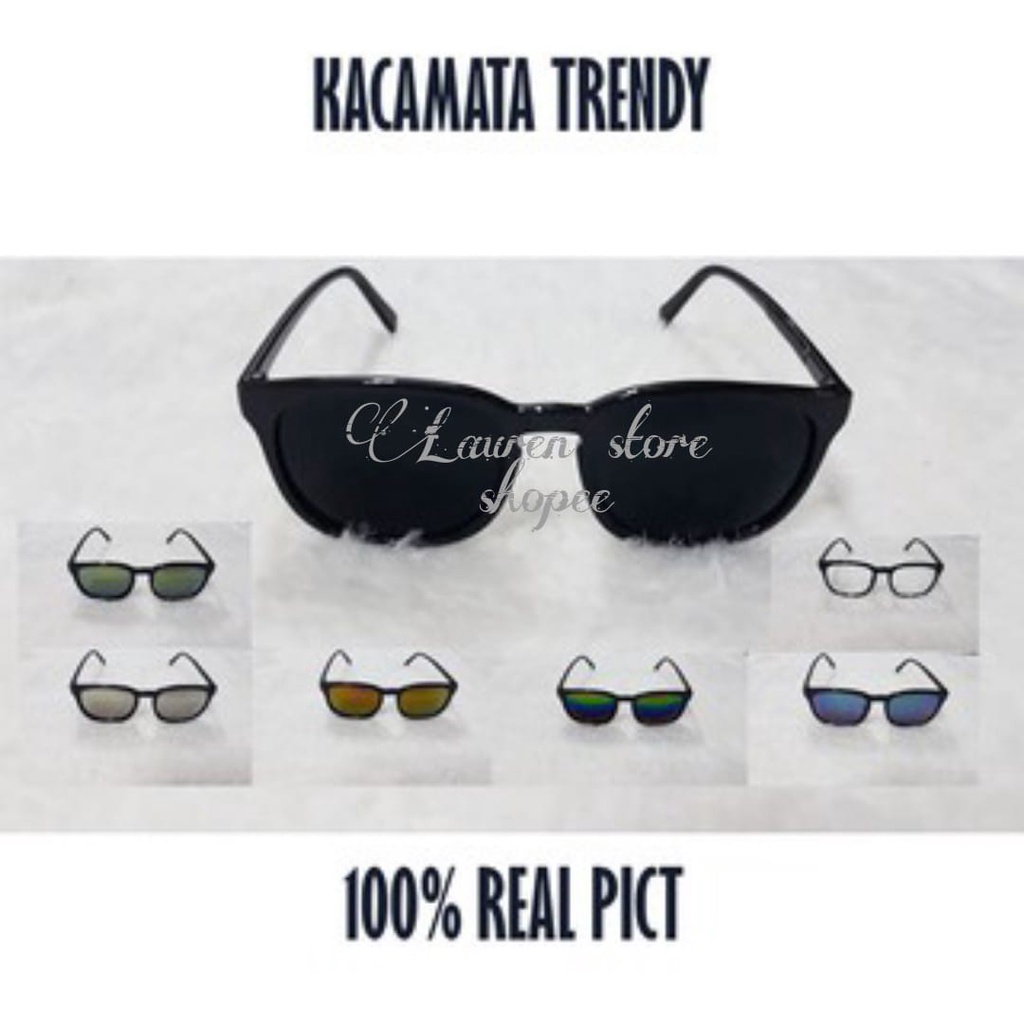 NEW Kacamata Hitam Gaya Korea untuk Wanita Kacamata fashion bingkai hitam - Kacamata fashion / kacam