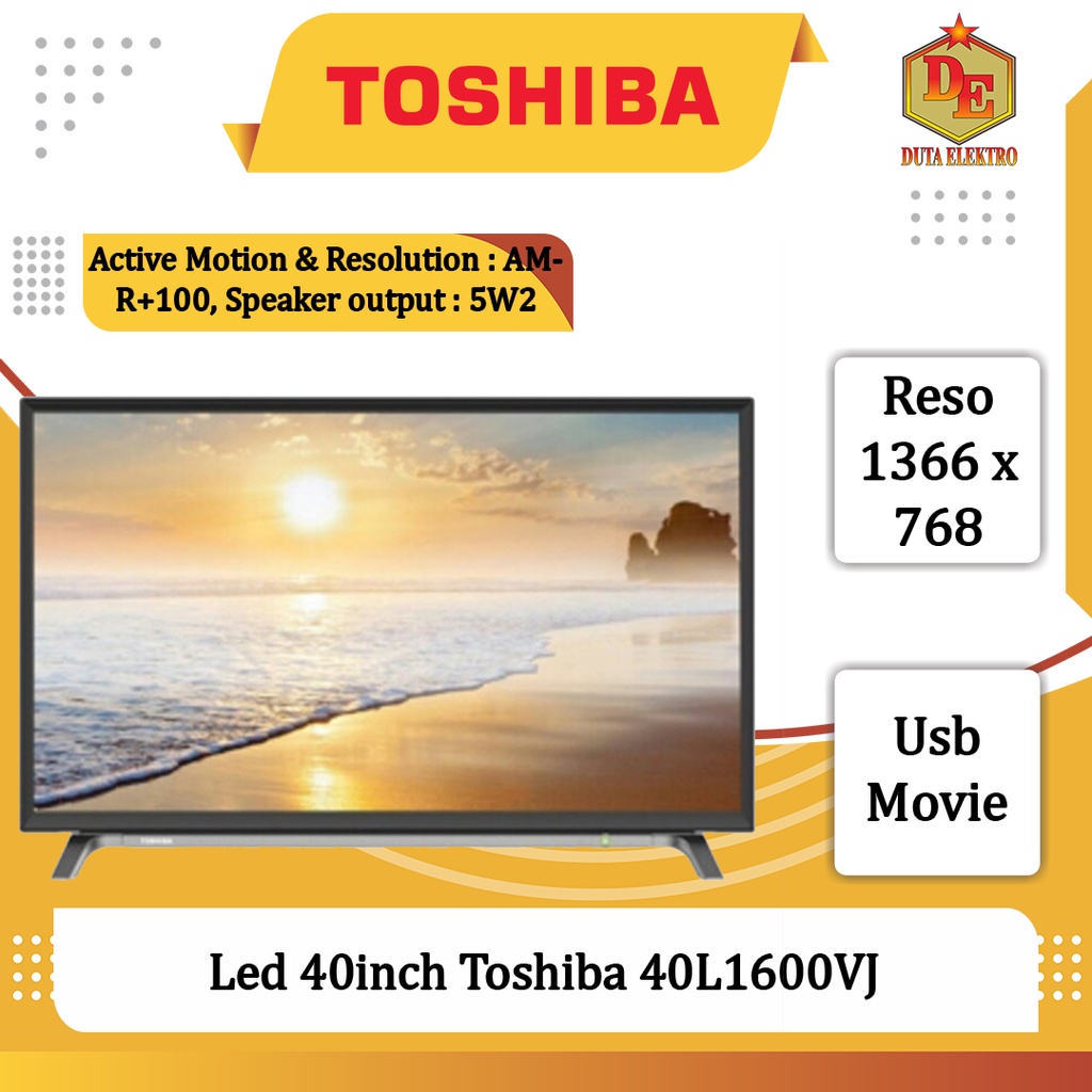 Led 40inch Toshiba 40 L 1600 VJ TV