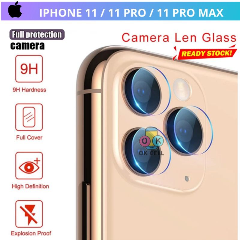 Tempered Glass Camera TG Anti Gores Kaca Kamera iPhone 11.11 Pro.11 Pro Max Screen Protector Premium