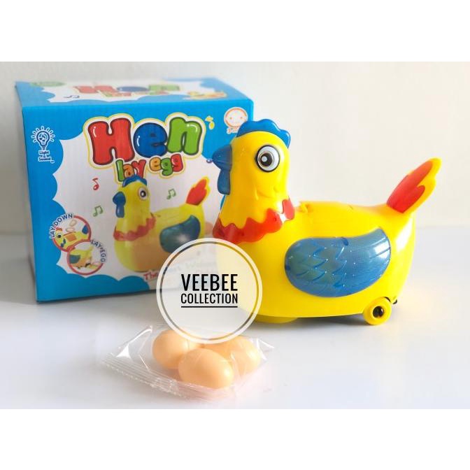 mainan bebek bertelur / mainan bebek bertelur egg/ mainan anak musik