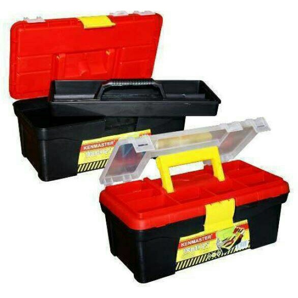 TOOLBOX TOOL BOX KENMASTER 12.5 inch TEMPAT PERKAKAS DAN KOMPONEN