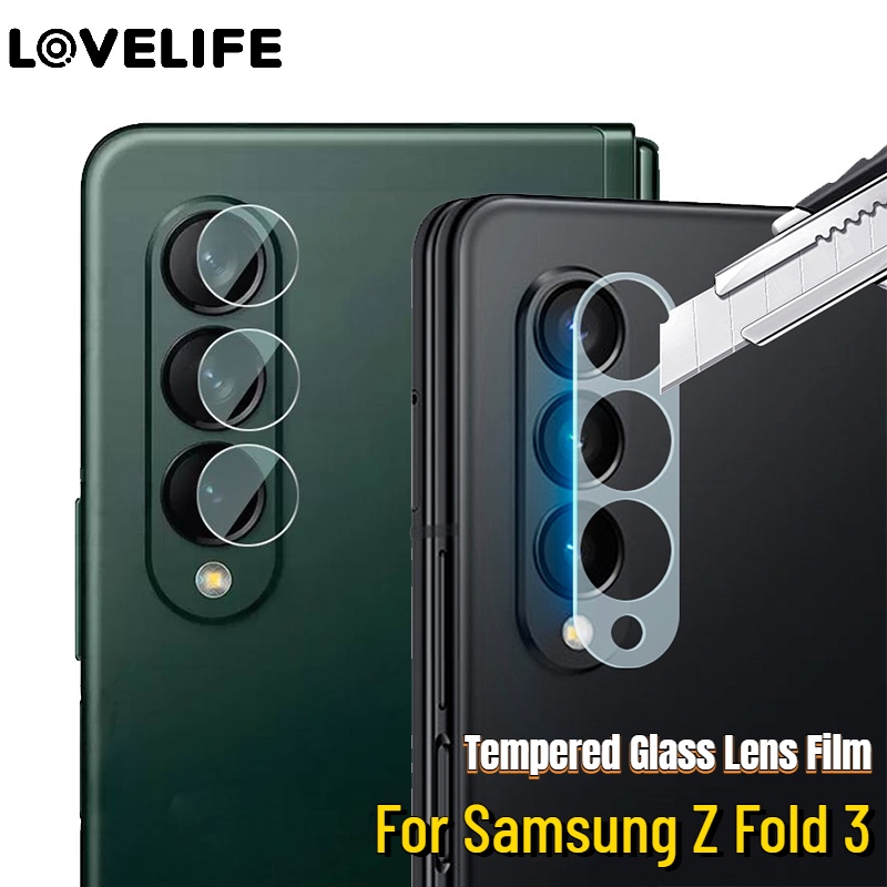 Pelindung Lensa Kamera Tempered Glass Anti Gores / Ledakan Untuk Samsung Z Fold 3