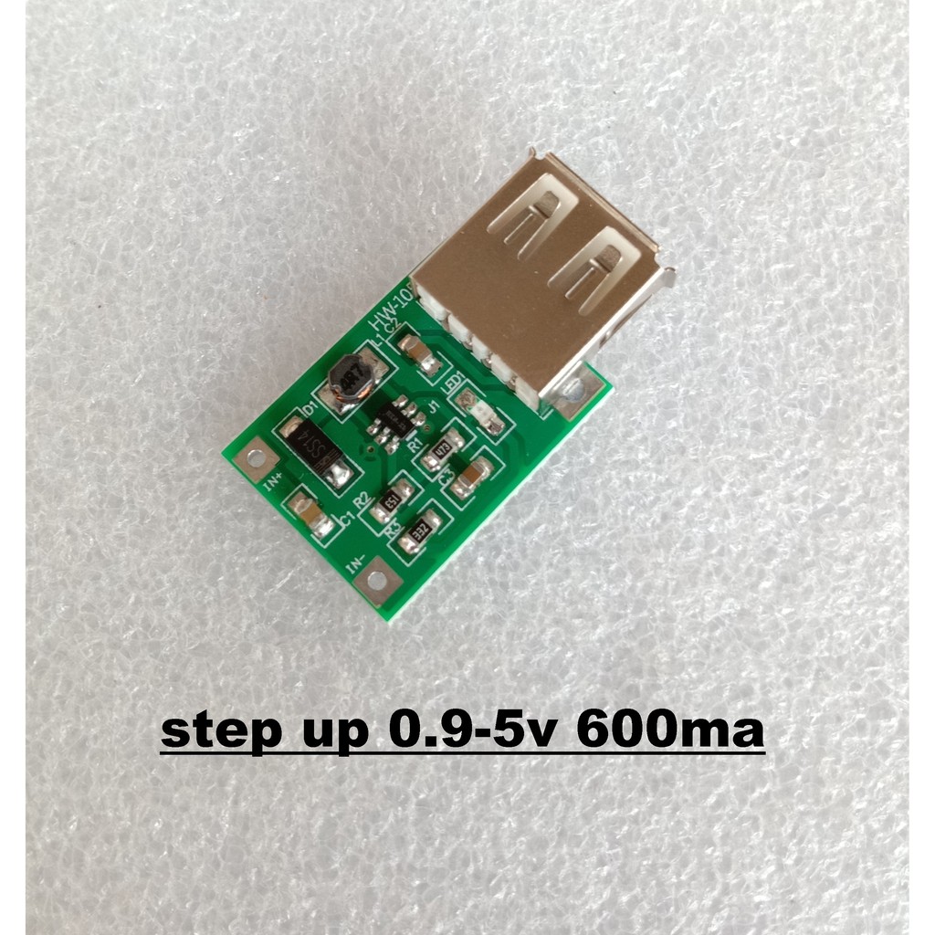Modul Step Up DC 0.9-5v to Usb 5v 600ma Charge
