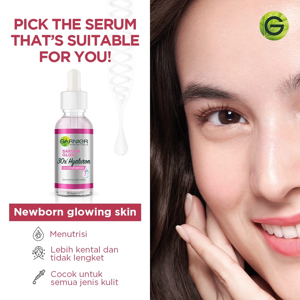 GARNIER Booster Serum 30ml BPOM ORIGINAL / Whitening Serum Pencerah Wajah BY AILIN